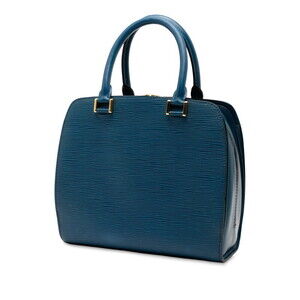 Louis Vuitton Handbag Epi Neuf Leather Blue Toledo Pont